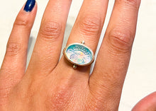 Load image into Gallery viewer, Aurora Opal Eye Ring - Sz. 8
