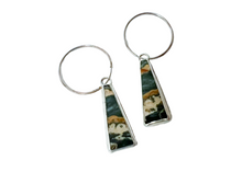 Load image into Gallery viewer, Ocean Jasper Pillar Hoop Earrings
