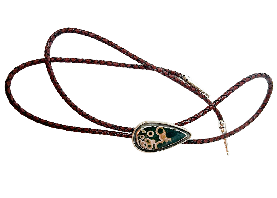 Ocean Jasper Bolo Tie #3