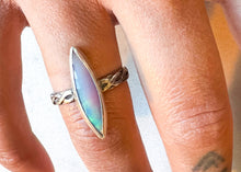 Load image into Gallery viewer, Marquise Aurora Opal Ring - sz.7
