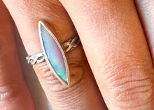 Load image into Gallery viewer, Marquise Aurora Opal Ring - sz.7

