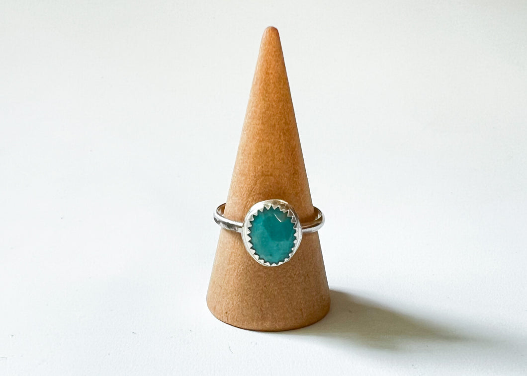 Turquoise Mini Ring #2 - sz.7.75